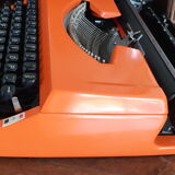 Functional Brother typewriter orange