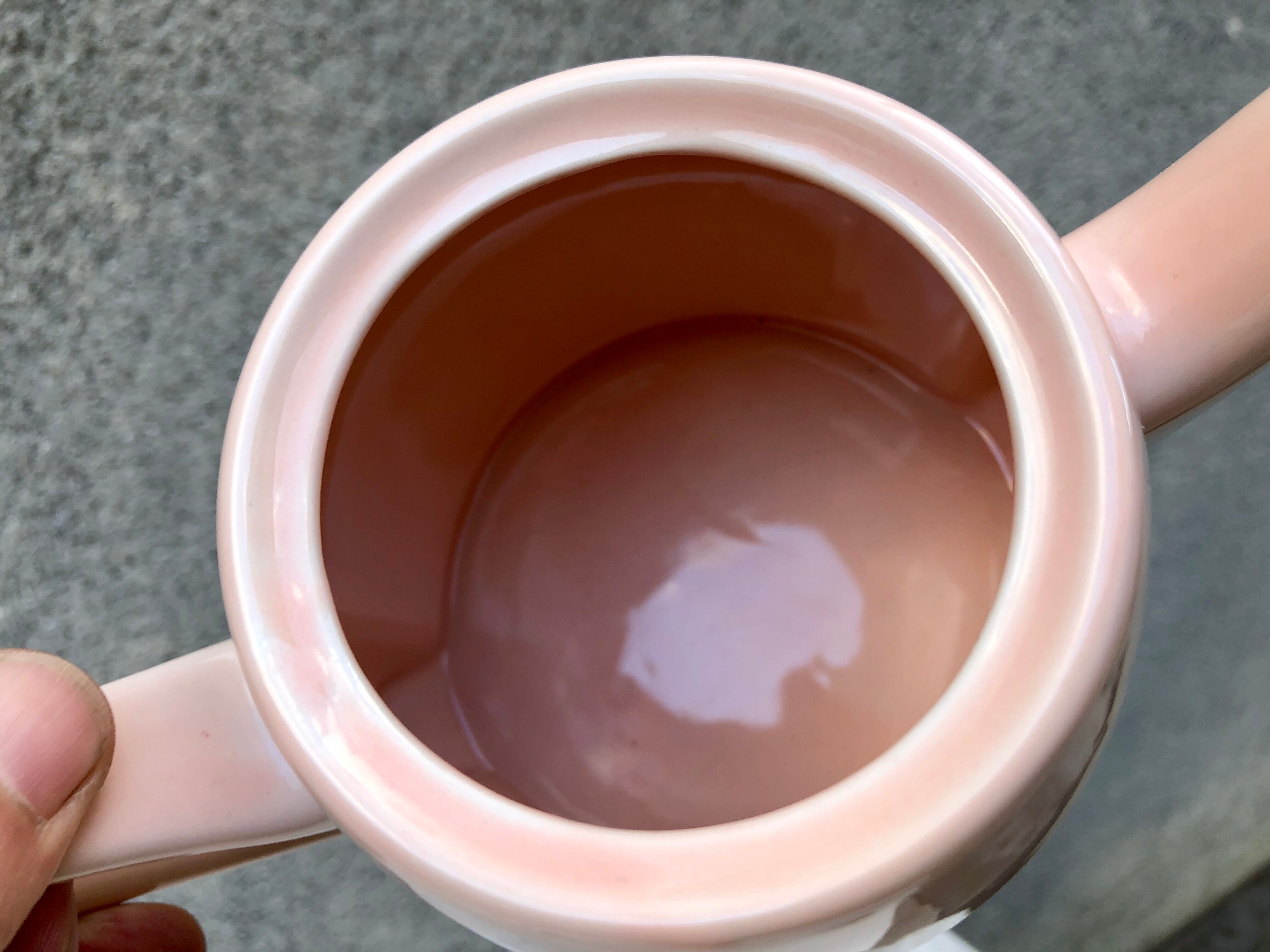 Heating teapot Salam Guy Degrenne 4 cups rare pink ceramic