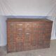 Wooden trade furniture with 36 drawers