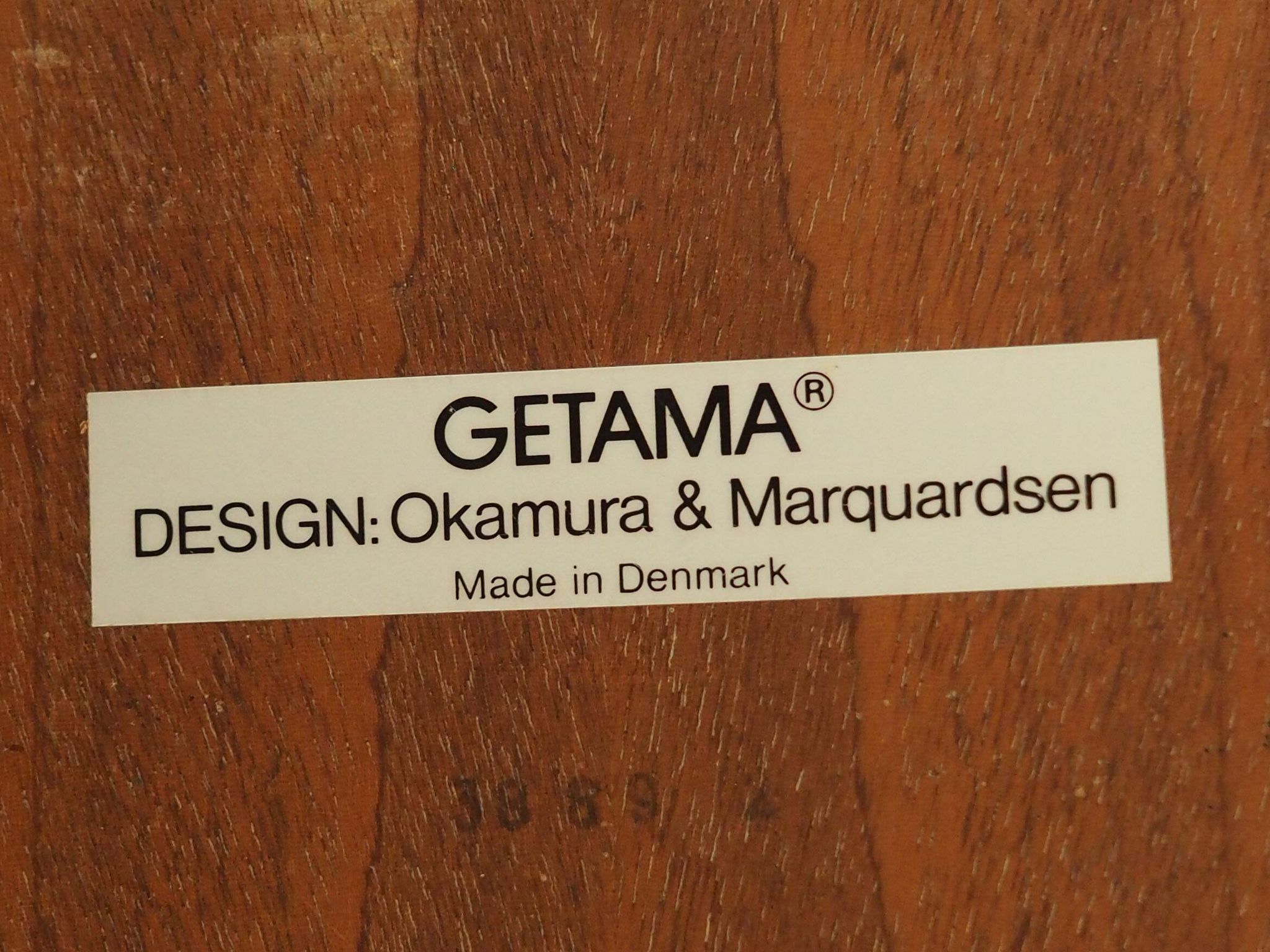 Beech table, Danish design, 1970s, designer: Takshi Okamura & Erik Marquard