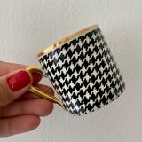 Set of 4 vintage cups Pralognan de Salins