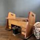 Vintage storage bench