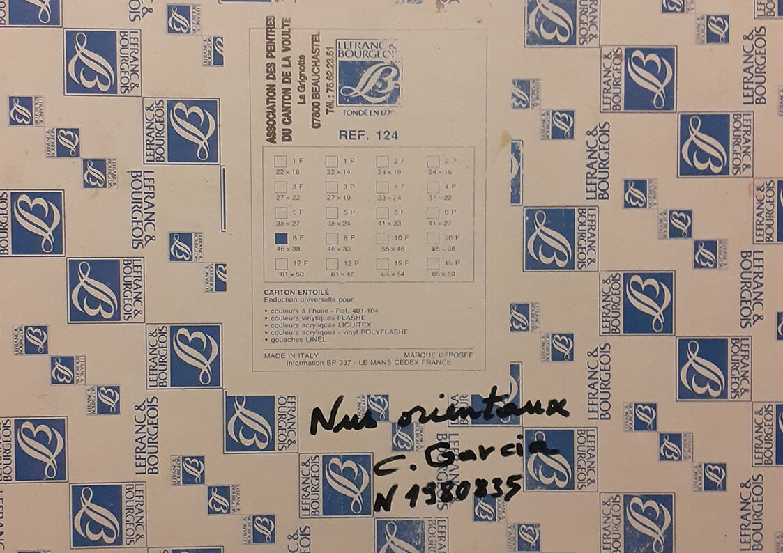 Oriental nudes acrylic