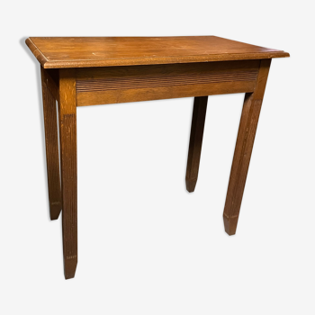 Solid oak console nineteenth century