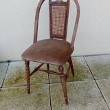 Ancienne chaise vintage ERCOL cannée