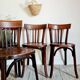 Lot de 6 chaises anciennes de bistrot