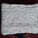 White crochet bed cover