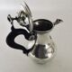 Small silver teapot