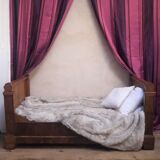 Louis philippe bed in walnut
