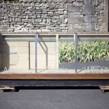 Store window counter, art deco showcase counter, collection showcase, interior decoration