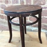 Tabouret de salon en bois courbé Hofmann 1900