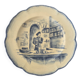 Handmade Almi earthenware plate