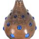 Lampe suspendue vintage couleur or