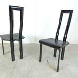 Italian Model Regia Dining Chairs by Antonello Mosca for Ycami, 1980s, Set of 6