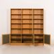 Scandinavian mid-century extra large oak bookcase by Nordiska Kompaniet, Sweden, 1964