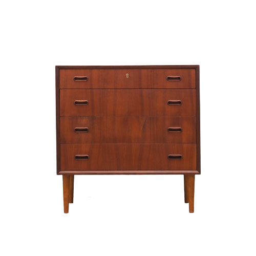 Teak chest of drawers, danish design, 1970s, made in denmark