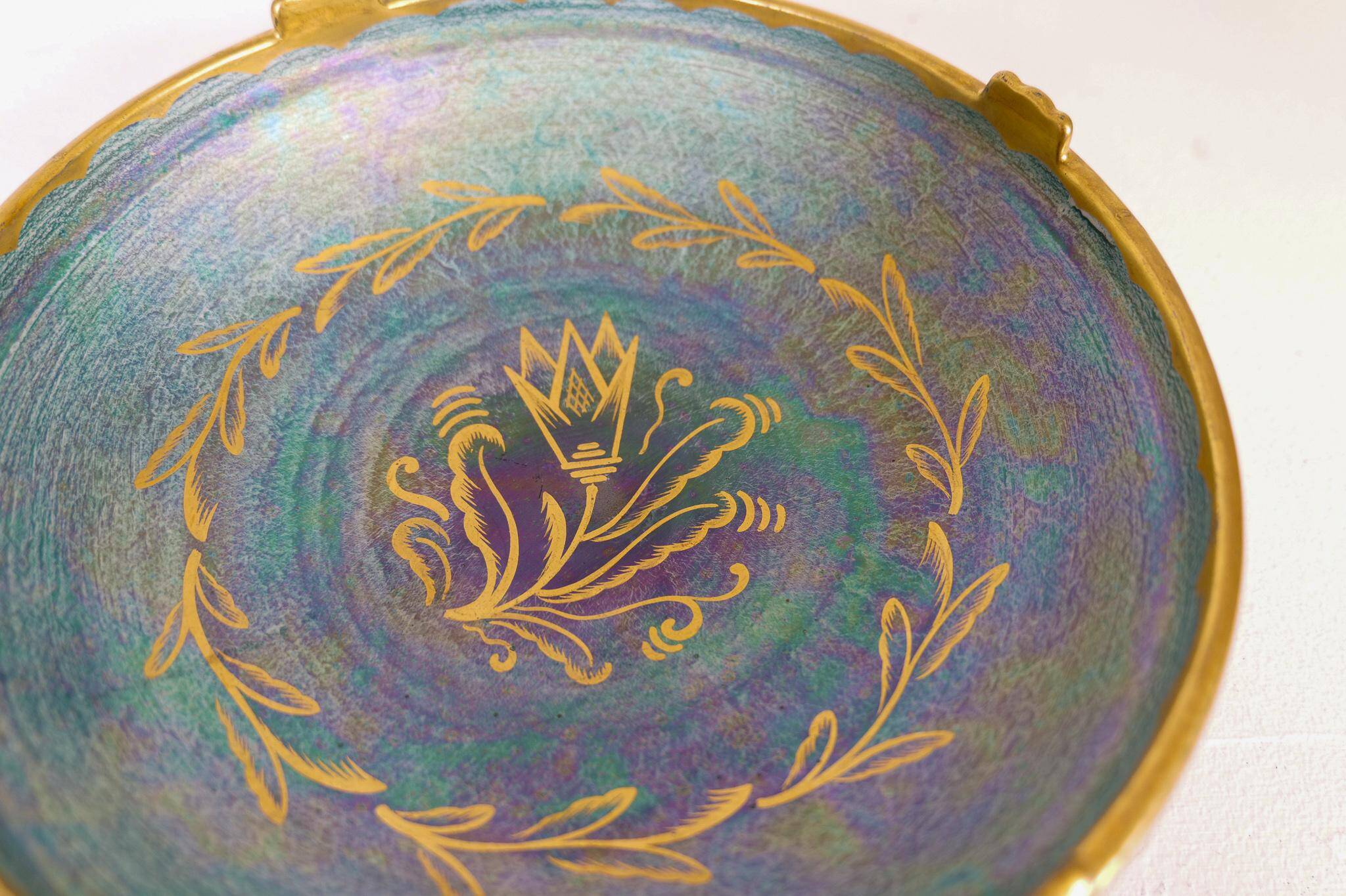 Art Deco Bowl Gustavsberg Art Deco Bowl Josef Ekberg, Sweden, 1920s