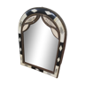 Miroir marocain en marbre et cuivre