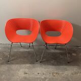 Pair of Tom Vac designer chairs, by Ron Arad
