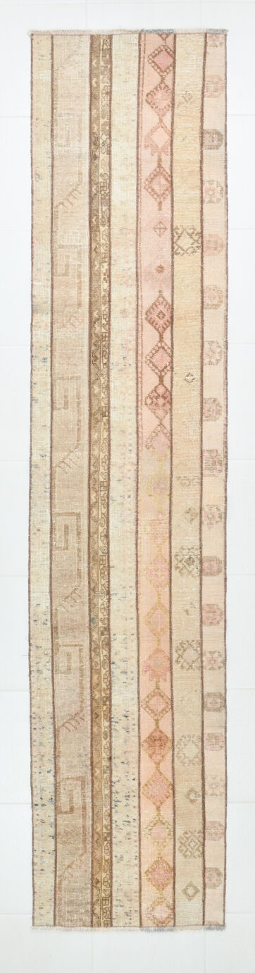 2x10 modern vintage runner rug, 69x317cm