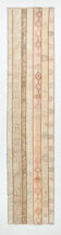 2x10 modern vintage runner rug, 69x317cm