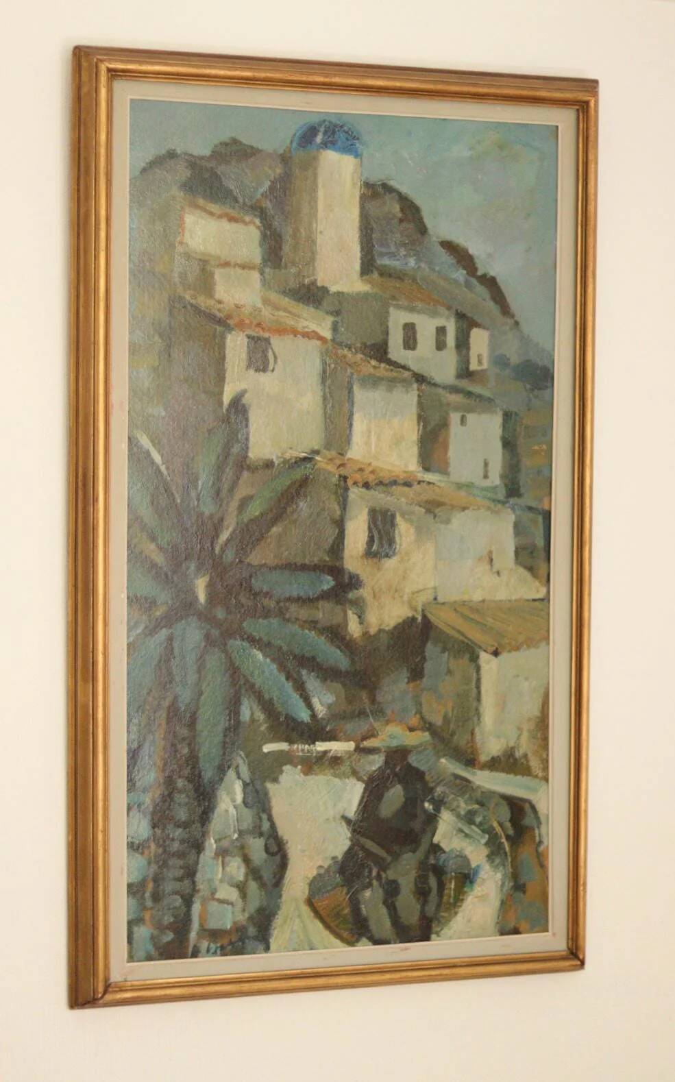 "Motif of the Southern Village" by Bertil Wahlberg