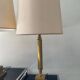 Paire de lampes style Empire en laiton