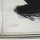 Oil on Wood Framed and Signed Henri Merlet : Fishing Boat between Dog & Wolf