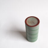 Antonio Lampecco Green Roll Vase