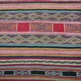 Multicolored Berber carpet in wool 102x215cm