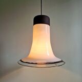 Large glass pendant light, Peill & Putzler, 1970s