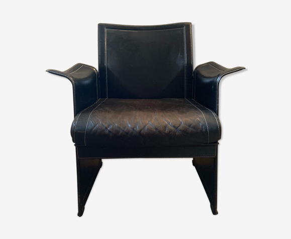 Fauteuil en cuir Korium
