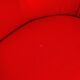 Old poppy red meridian sofa