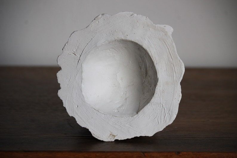 Plaster head depicting Leonardo da Vinci