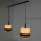 1970s Pendant Glass Light Czechoslovakia