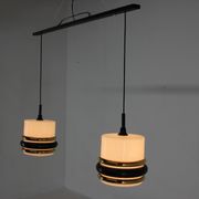 Suspension en verre des années 1970 Tchécoslovaquie