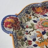 Polylobed dish Peonies earthenware of Gien