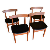 Série de 4 chaises de Hans Olsen pour Frem Rojle