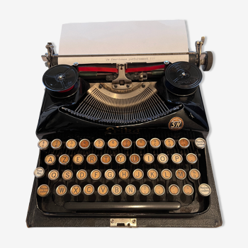 Erika typewriter model 5 seidel & naumann 1930 typewriter