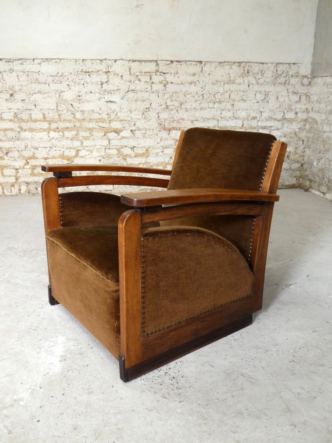 Modernist art deco armchair