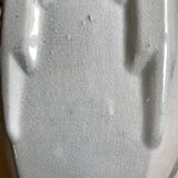 Art Deco cracked ceramic vase