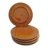 Gien earthenware dessert plates