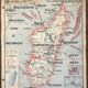 Old school map Vidal-Lablache 36, 1930, T46 – French Indochina