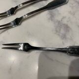 Set of 12 snail forks. Guy Degrenne