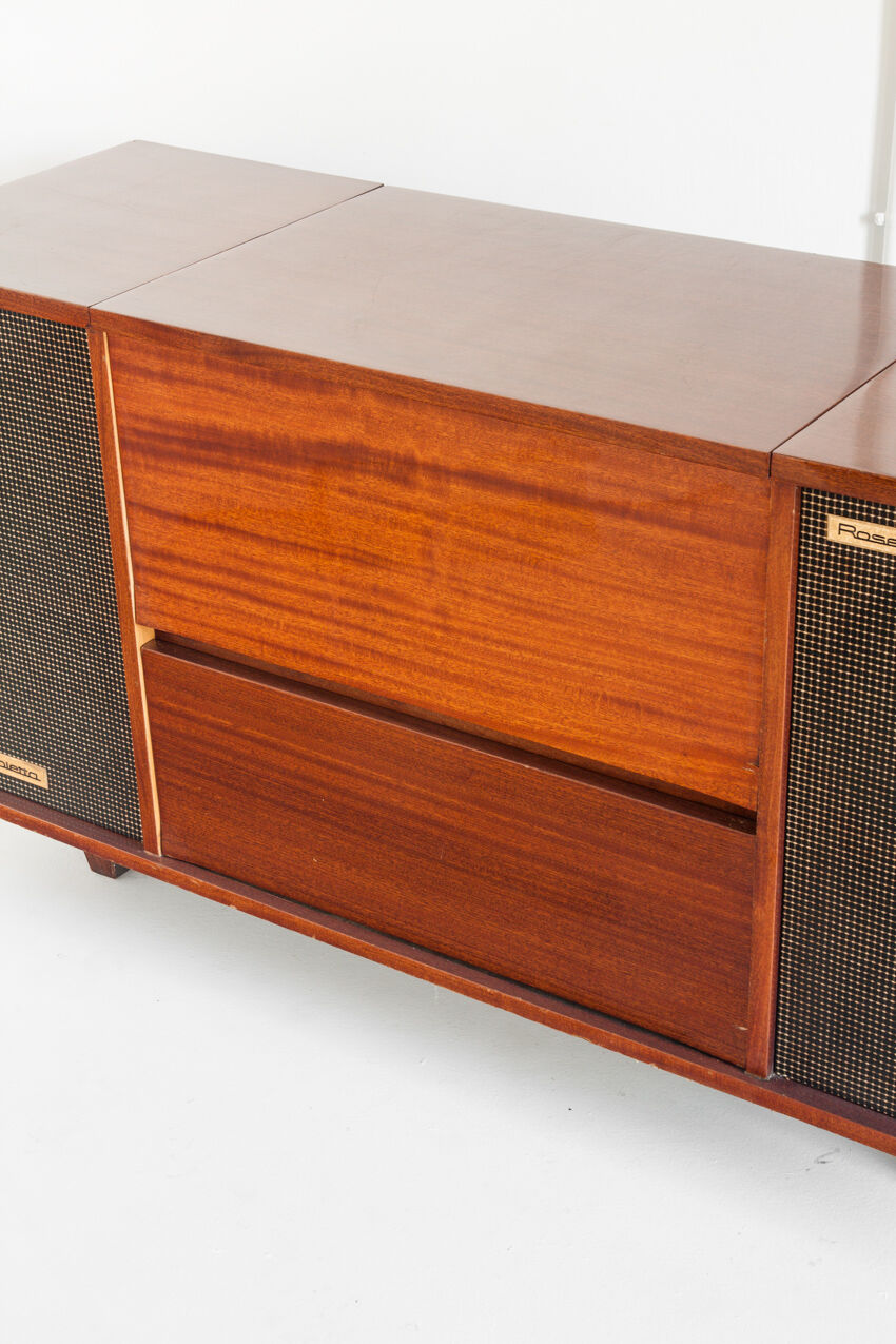 Hi-Fi cabinet with tubes / vintage Stereoletta lamps by Roselson, Spain 1960