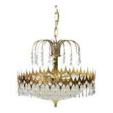 Crystal chandelier, Germany, 1970s