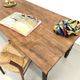 Farm table of 4 metres in solid pine, around 1900.