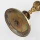 Antique Flemish Copper Disc Candlestick, 15th Century