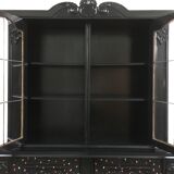 Stylized sideboard 80s pop confetti art