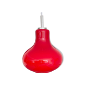 Suspension en opaline vintage années 70